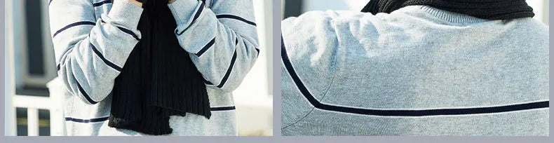 Autumn and Winter New Products Men's and Women's Fashion Atmosphere Winter Knitted Solid Color Scarf Hat Glove 3-Piece Set