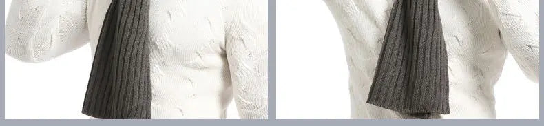 Autumn and Winter New Products Men's and Women's Fashion Atmosphere Winter Knitted Solid Color Scarf Hat Glove 3-Piece Set